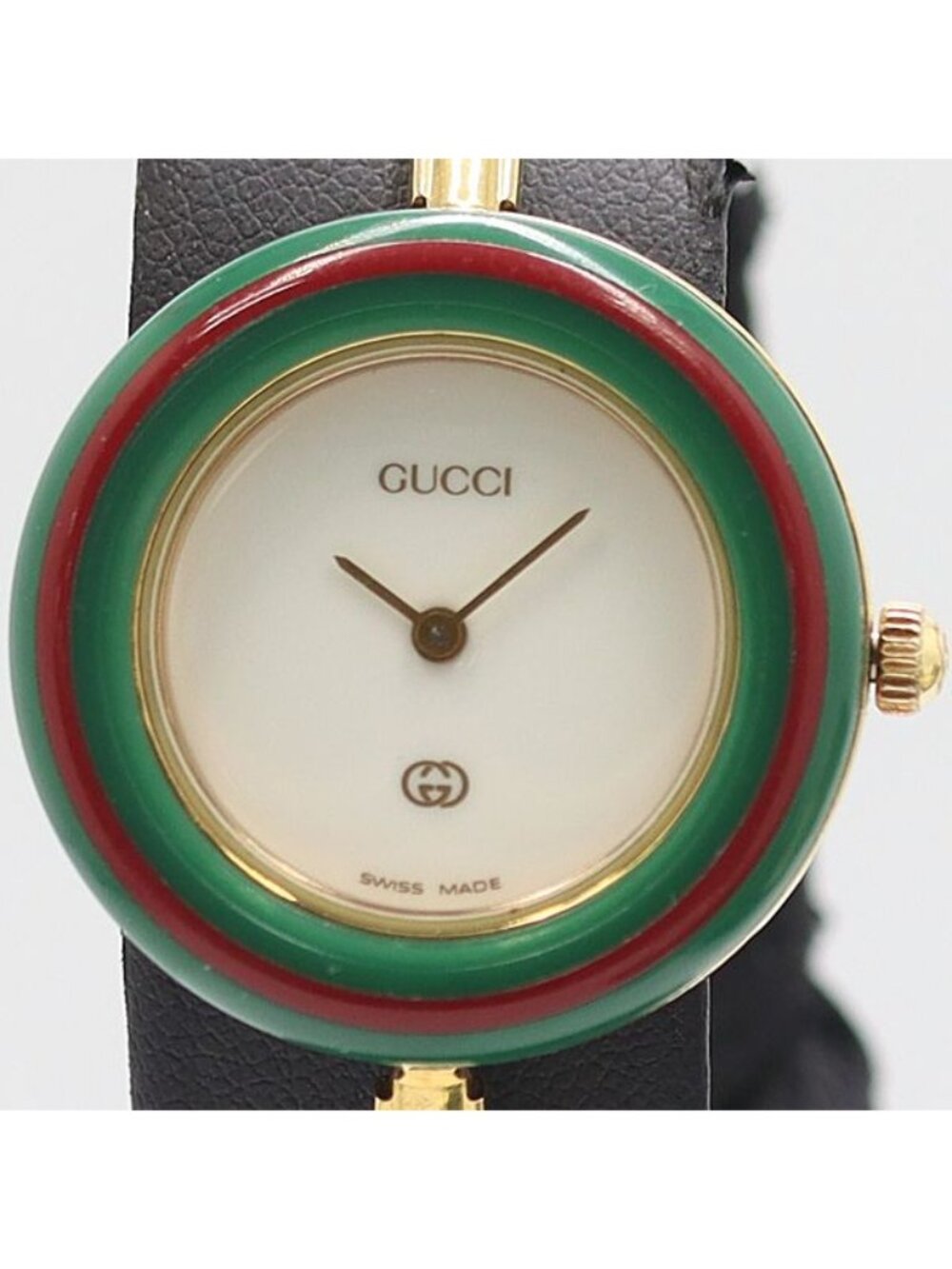 Gucci 11 12 Quartz Change Bezel White Dial Watch - Picture 2 of 4
